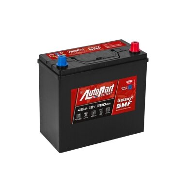 Akumuliatorius AP 45Ah-12V-380A J DEŠINYS Akumuliatorius AP 45Ah-12V-380A J DEŠINYS