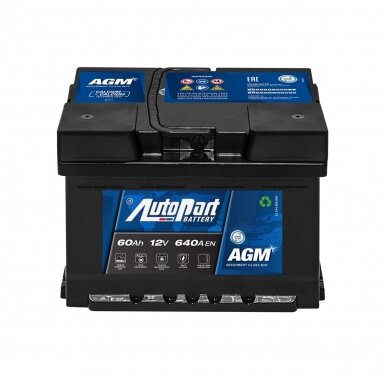 Akumuliatorius AGM 60Ah-12V-640A Akumuliatorius AGM 60Ah-12V-640A