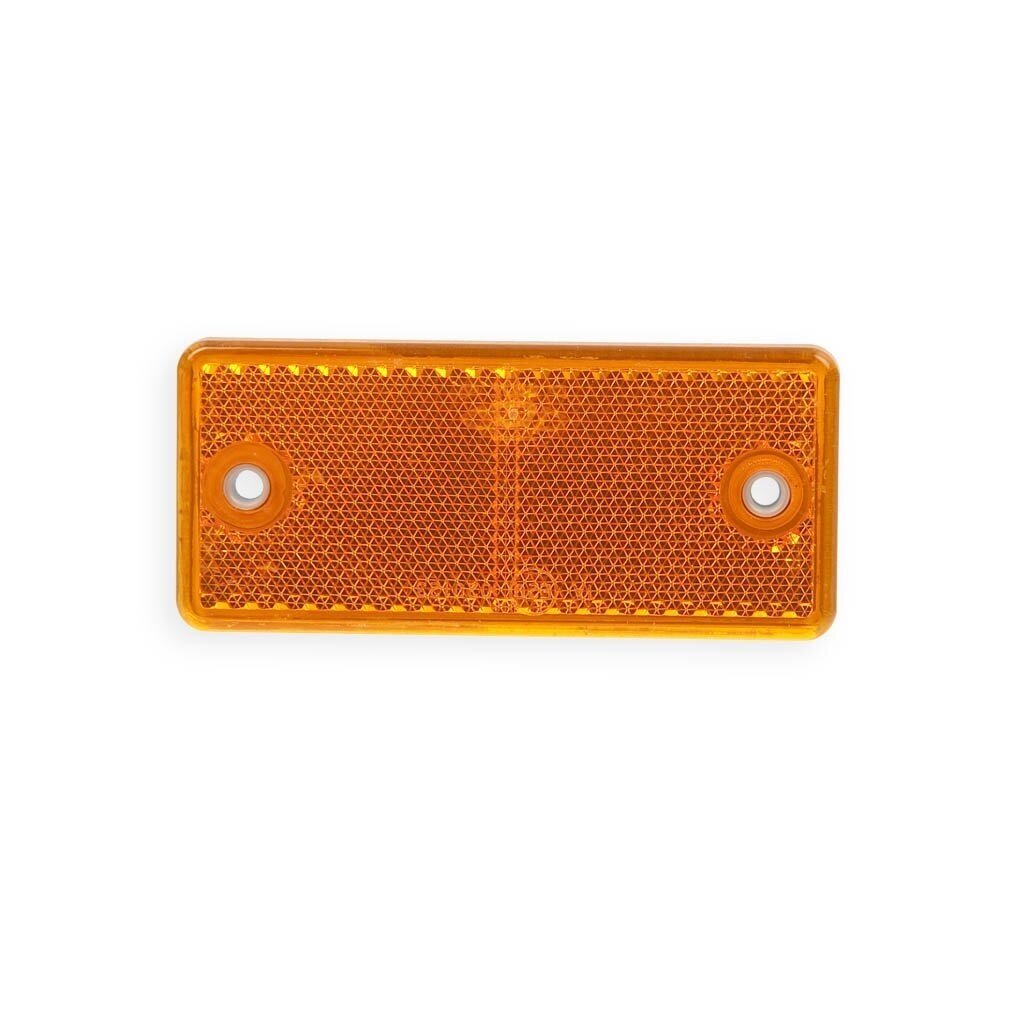 Atšvaitas stač. su skylutėm oranžinis 90x40mm