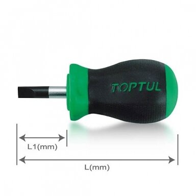 Atsuktuvas plokščias FABB0403 0.8x4x25mm