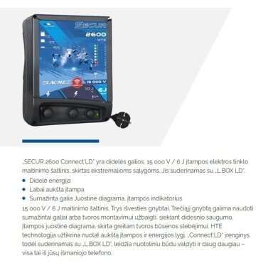 El.piemuo SECUR 2600 HTE 230V