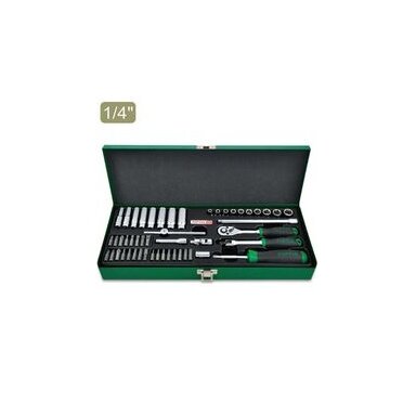 Galvučių antgal. k-tas GCAD5005 1/4" 6PT 50vnt
