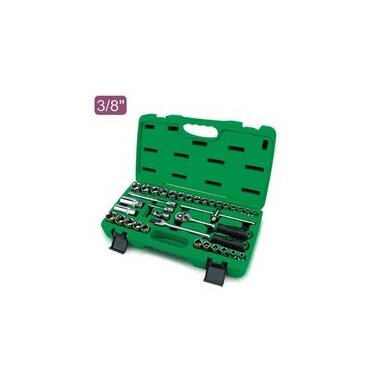 Galvučių komplektas GCAI3501 3/8" 35vnt.