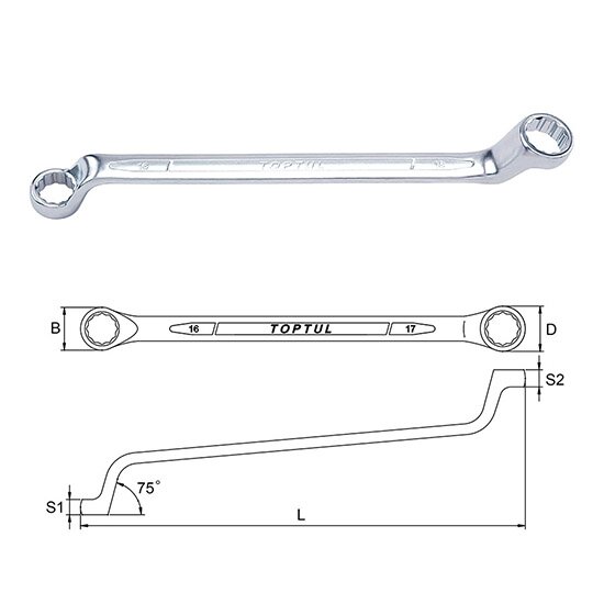 Raktas kilpinis AAEI1013 10x13mm