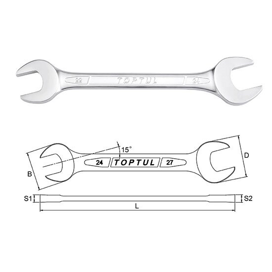 Raktas plokščias AAEJ1011 10x11mm