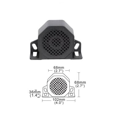Signalas garsinis 12/80V YL-404 1280