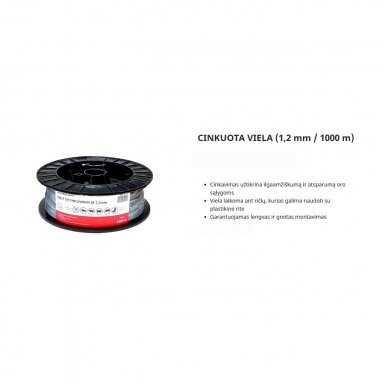 Viela el. piemens 1.2mm 1000m