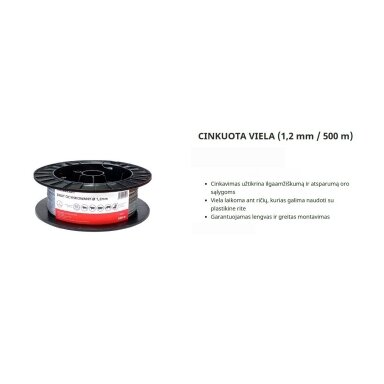 Viela el. piemens 1.2mm 500m