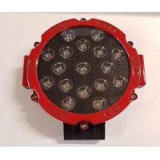 Žibintas LED 12/24V,51W TR-B051-02 apvalus raudona